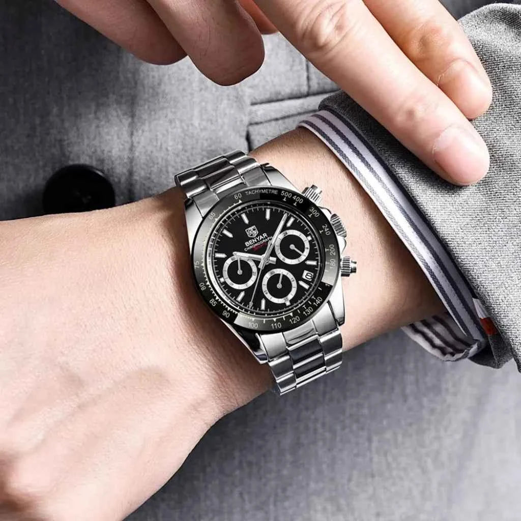 Relógio Masculino Automático Modelo Vienna Black