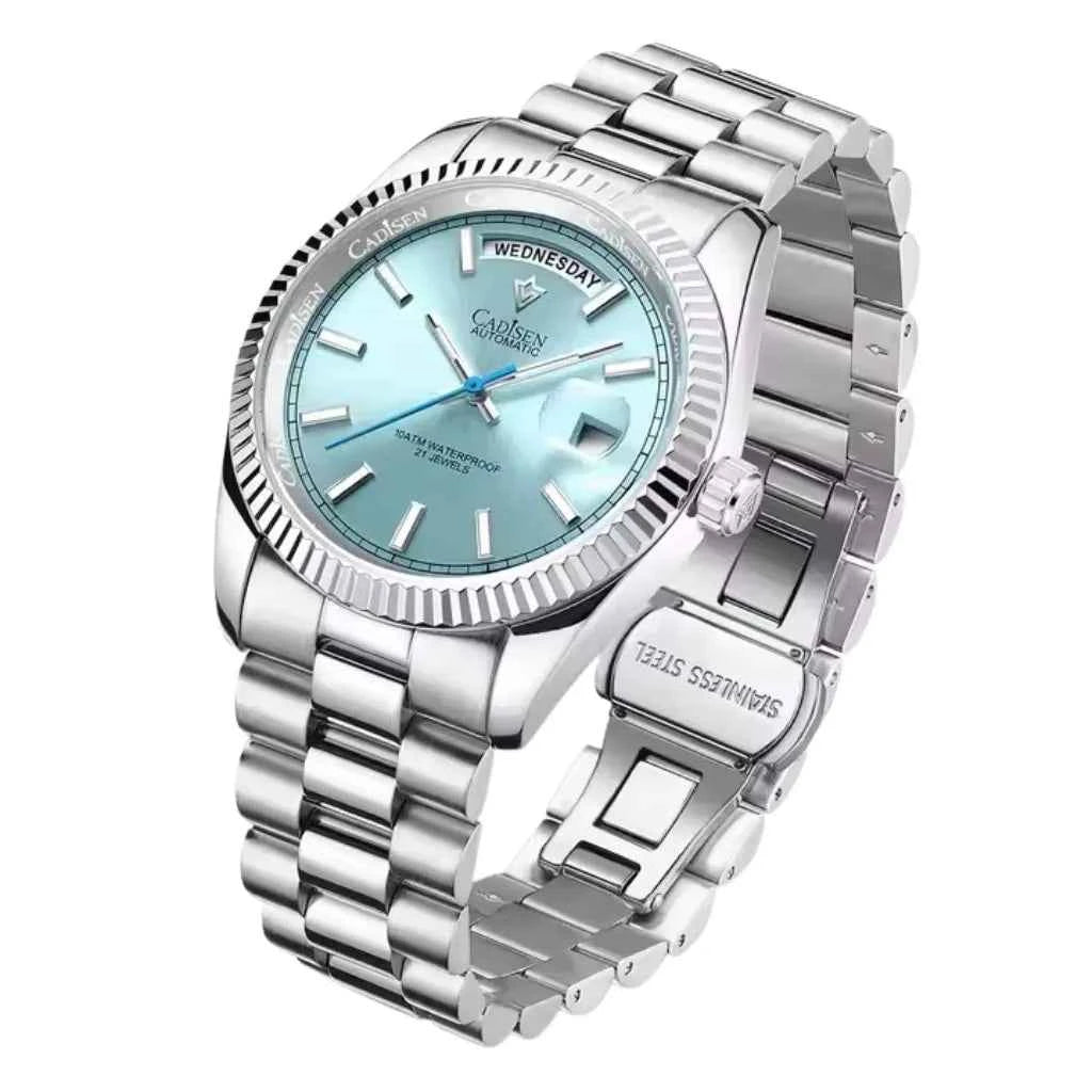 Relógio Masculino Automático Modelo Zenith Blue
