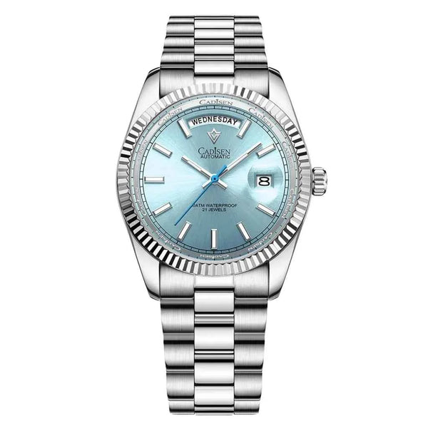 Relógio Masculino Automático Modelo Zenith Blue