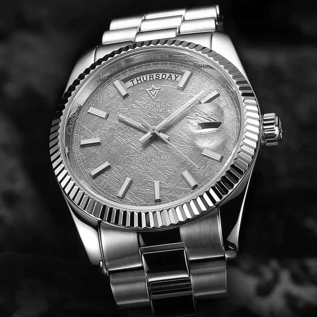 Relógio Masculino Automático Prata Modelo Zenith Silver