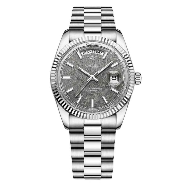 Relógio Masculino Automático Prata Modelo Zenith Silver