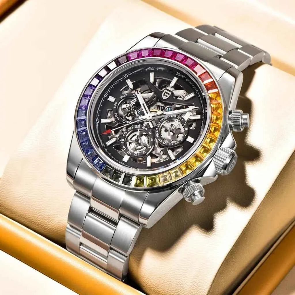 Relogio Pagani Design Modelo Rainbow